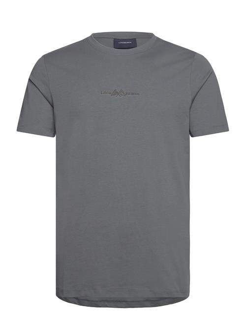 Se Lindbergh Logo Tee S/S Lindbergh Navy ved Booztlet