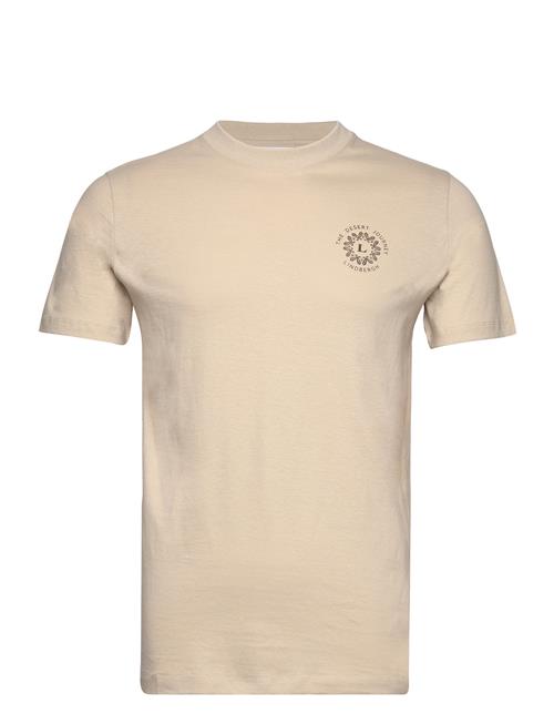 Lindbergh Photo Print Tee S/S Lindbergh Beige