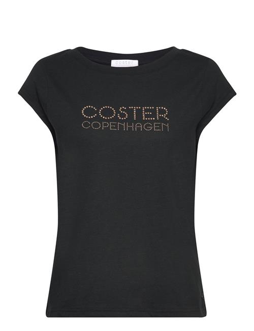 Coster Copenhagen T-Shirt With Coster Logo In Studs - Coster Copenhagen Black