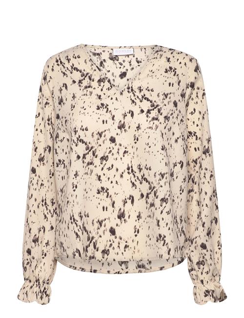 Blouse In Sprinkle Print Coster Copenhagen Cream