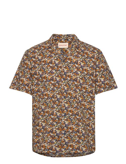 Revolution Short-Sleeved Cuban Shirt Revolution Orange