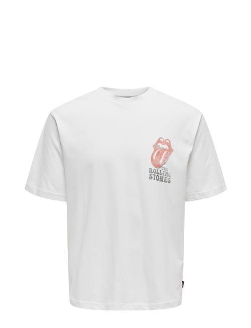 Se ONLY & SONS Onsrollingst S Rlx Ss Tee ONLY & SONS White ved Booztlet