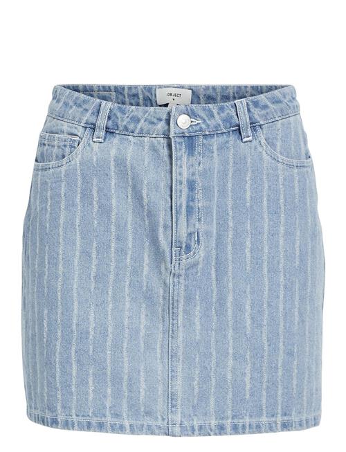 Object Objsali Hw Denim Mini Skirt 131 Object Blue