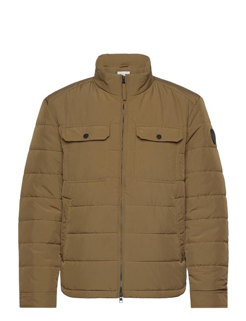 GANT Channel Quilted Jacket GANT Brown