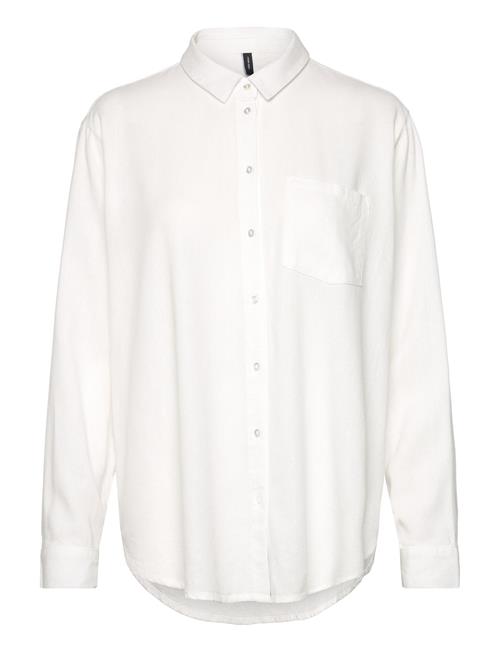 Vero Moda Vmmymilo Ls Shirt Wvn Ga Noos Vero Moda White