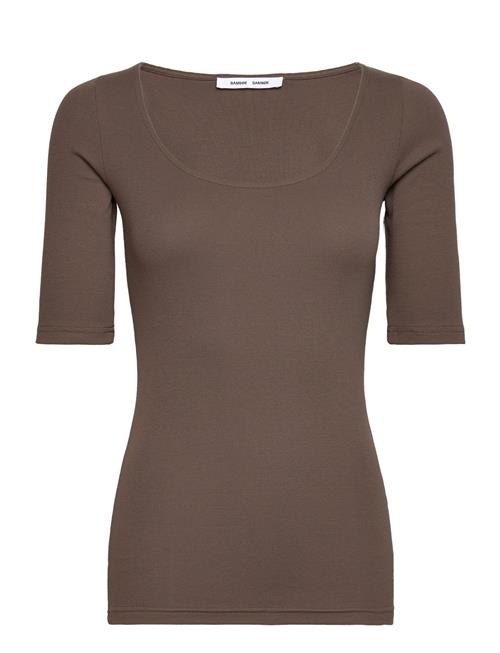 Alexa Tee 7542 Samsøe Samsøe Brown