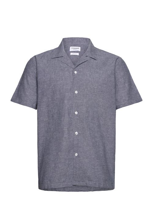 Casual Linen Blend Resort S/S Lindbergh Navy