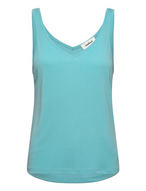 Se Soaked in Luxury Slcolumbine Tank Top Soaked In Luxury Blue ved Booztlet