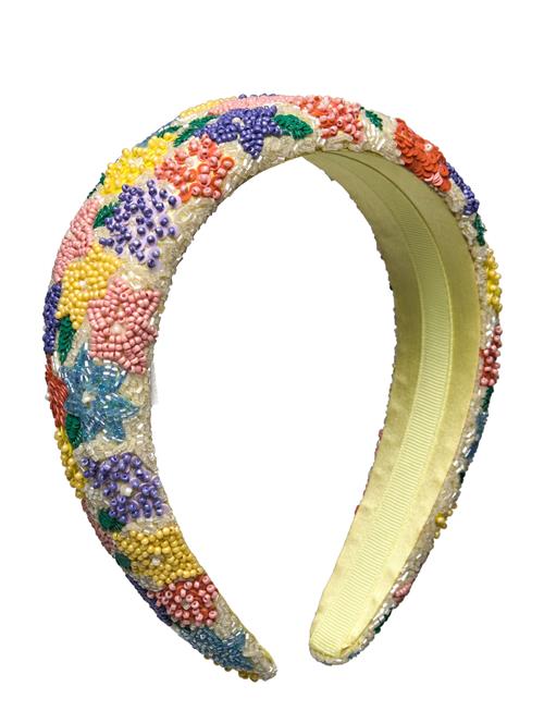 Oline Beaded Hairbrace Becksöndergaard Yellow