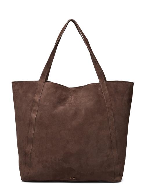 Se Becksöndergaard Suede Eden Bag Becksöndergaard Brown ved Booztlet