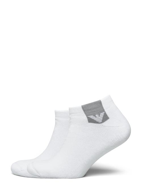 Emporio Armani Men's Knit Ankle Socks Emporio Armani White