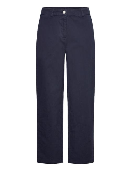 Se Vila Vistorma Rw 7/8 Chino Pants Vila Navy ved Booztlet