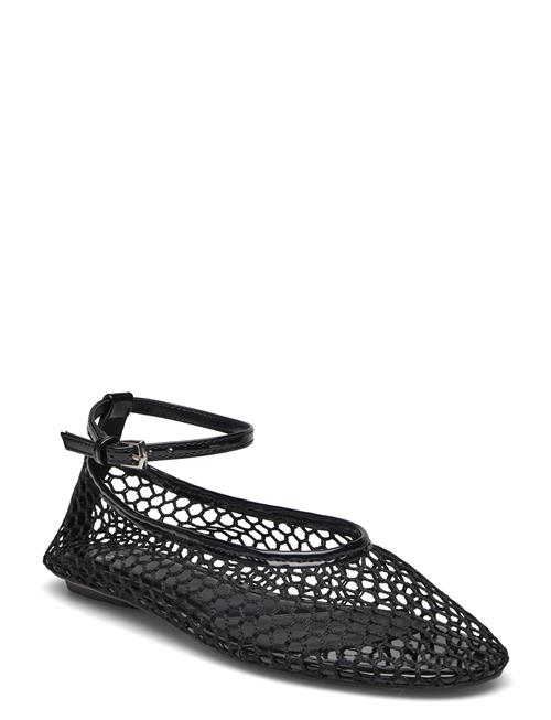 Mango Ballet Flats With Mesh Bracelet Mango Black