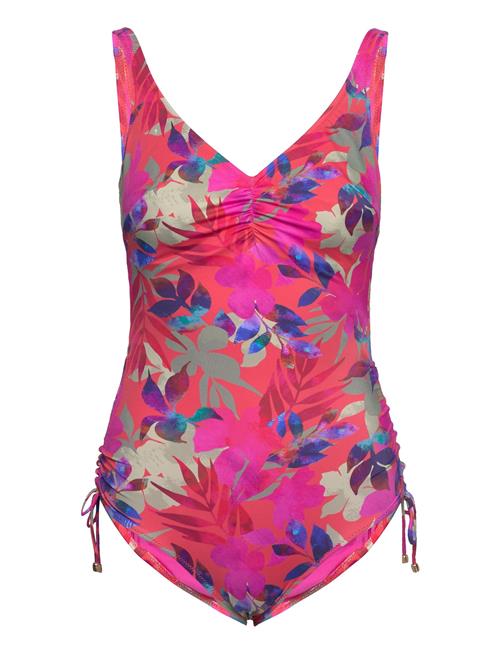 Fantasie Playa Del Carmen Uw V-Neck Swimsuit With Adjustable Leg Fantasie Pink