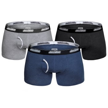 aussieBum AussieBum Essential Bamboo Hipster Marineblå/Grå bomuld Small Herre