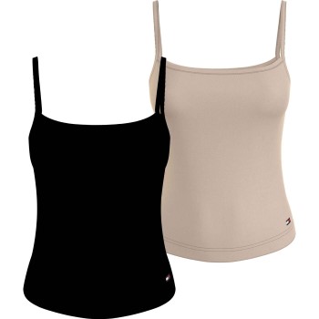 Tommy Hilfiger 2P Camisole Top Flerfarvet økologisk bomuld X-Small Dame