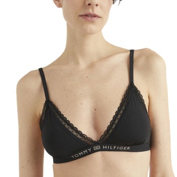 Tommy Hilfiger Bh Lace Unlined Triangle Bra Sort Small Dame