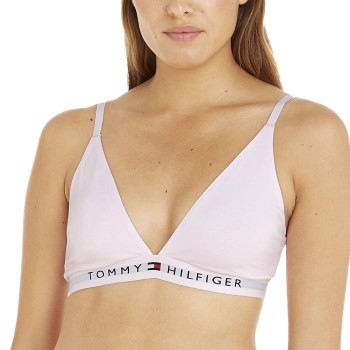 Tommy Hilfiger Bh Unlined Triangle Bra Lyserosa økologisk bomuld Large Dame