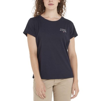 Se Tommy Hilfiger Original Lounge T Shirt Marineblå Small Dame ved Timarco