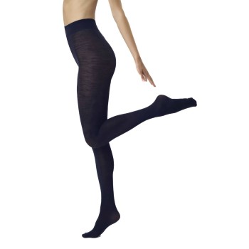 Oroblu Strømpebukser Nives Fine Wool Tights Marineblå Small Dame