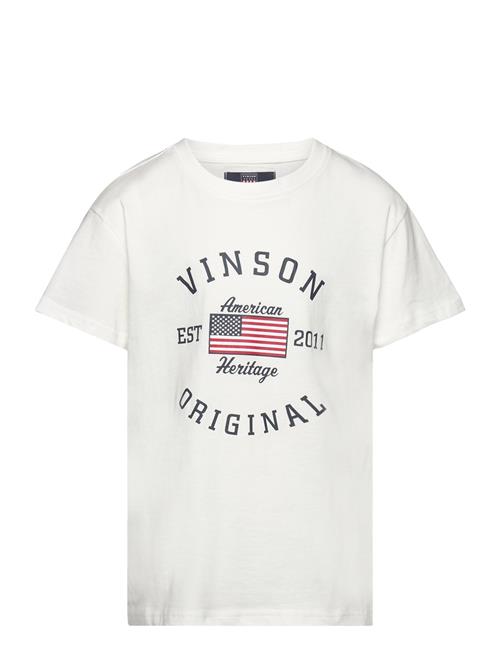 VINSON Korbin Reg Sj Vin J Tee VINSON White