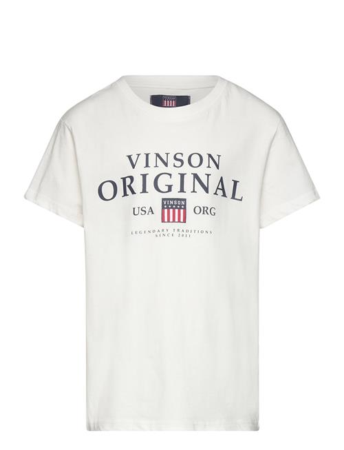 VINSON Legend Reg Sj Vin Jr Tee VINSON White