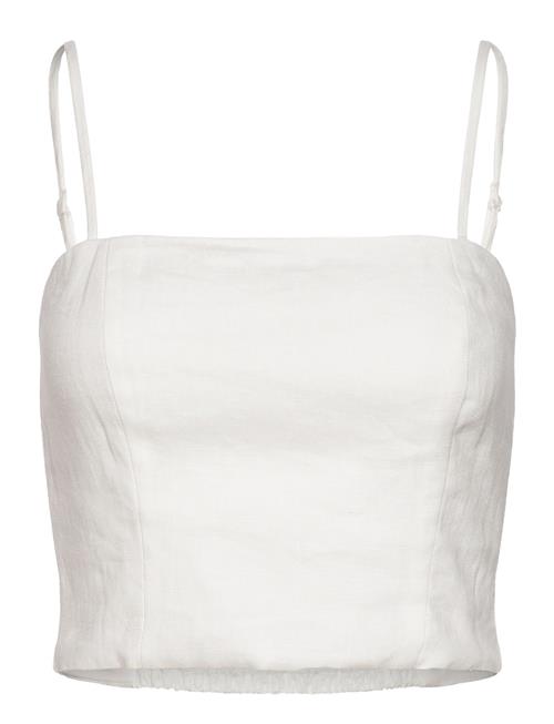 Bardot Sita Linen Top Bardot White