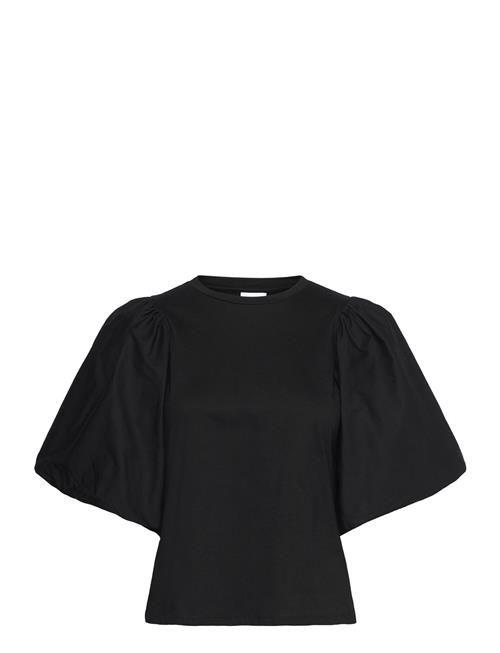 Se Vidaya 2/4 O-Neck Top Vila Black ved Booztlet