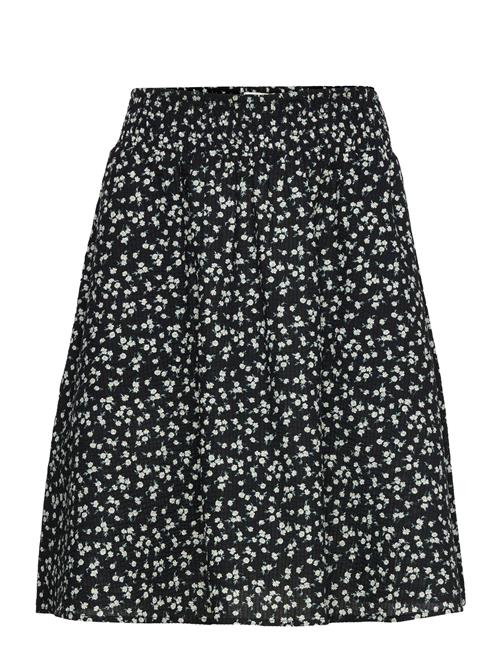 NORR Opal Seersucker Skirt NORR Black