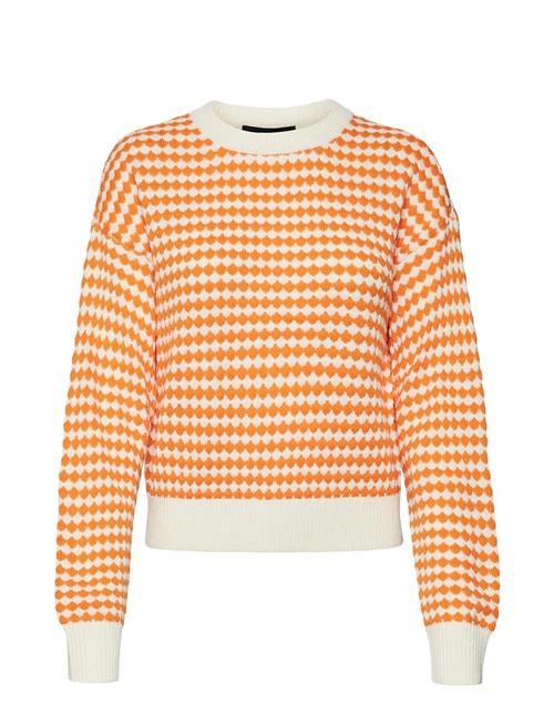 Vero Moda Vmgabi Ls O-Neck Pullover Ga Bf Vero Moda Orange