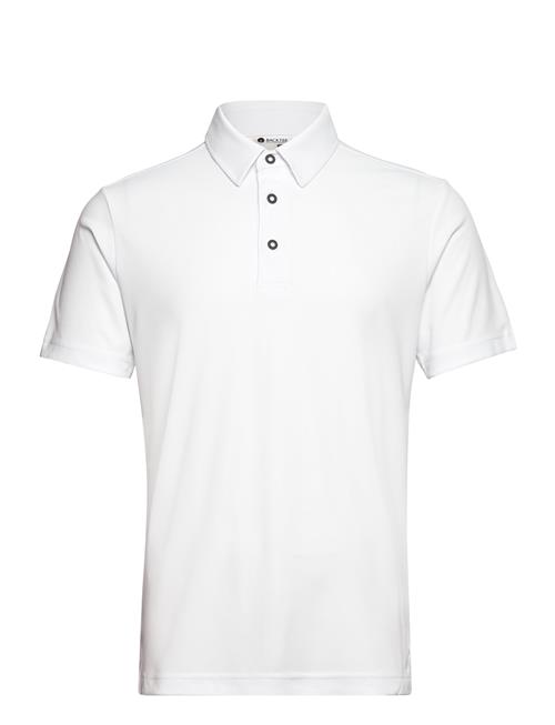 BACKTEE Mens Performance Polo BACKTEE White