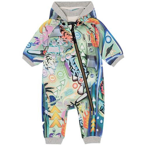 Se Molo Hill Softshell-overall Pinball | Grønn | 92 cm ved Babyshop