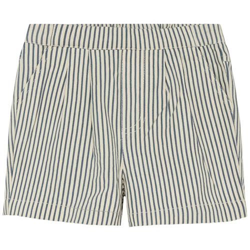 Flöss Frankie Stribet Shorts Midnight | Marine blå | 92 cm