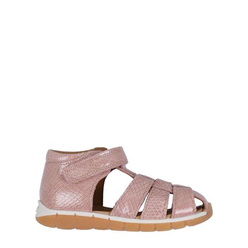 Se Bisgaard Billie Sandaler Rose Croco | Lyserød | 24 EU ved Babyshop