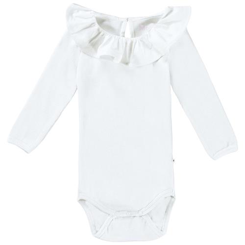 Se Molo GOTS Faye Babybody Hvid | Hvid | 86 cm ved Babyshop