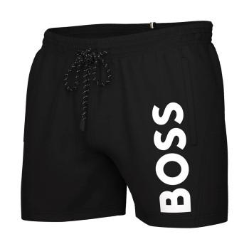 BOSS Badebukser Swimshorts Octopus Sort polyamid Large Herre