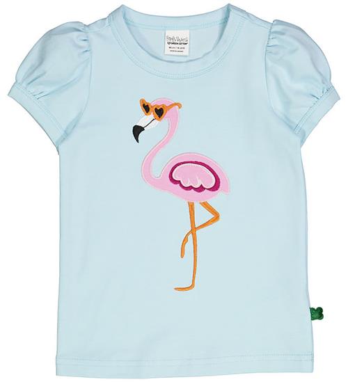 Se Freds World Freds World T-shirt - Flamingo - Aqua ved KidsWorld