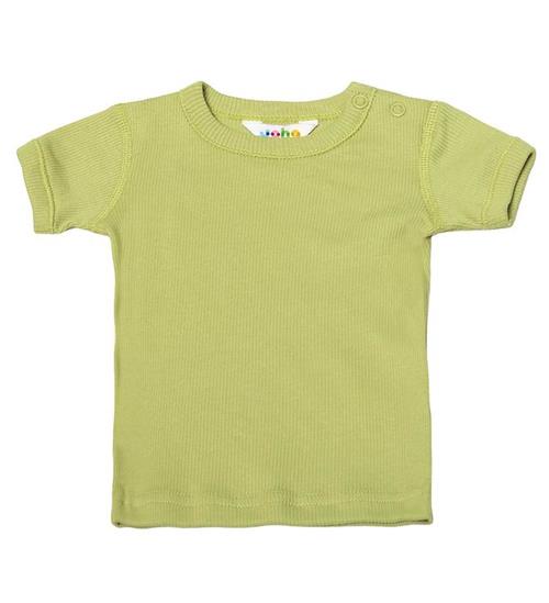 Joha T-shirt - Rib - StÃ¸vet GrÃ¸n