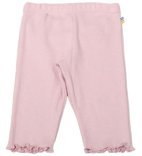 Se Joha Leggings - Rib - StÃ¸vet Rosa ved KidsWorld