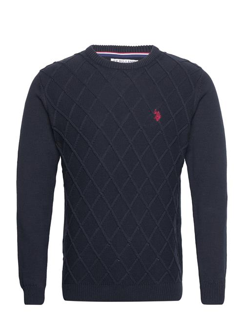 U.S. Polo Assn. Uspa Cableknit Ck Clive Men U.S. Polo Assn. Navy