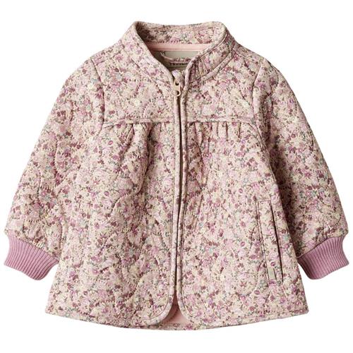 Se Wheat Thilde Quiltet Jakke Clam Multi Flowers |  | 92 cm ved Babyshop