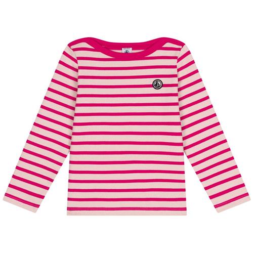 Se Petit Bateau Stribet Langærmet T-shirt Lyserød | Lyserød | 6 years ved Babyshop