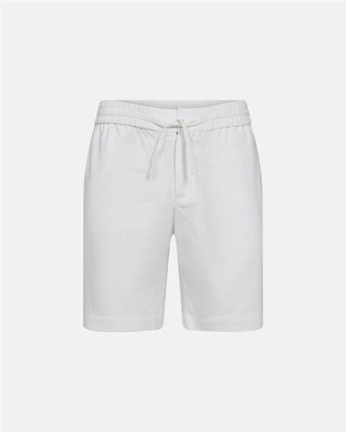 Shorts | Hør/bambusviskose | Hvid