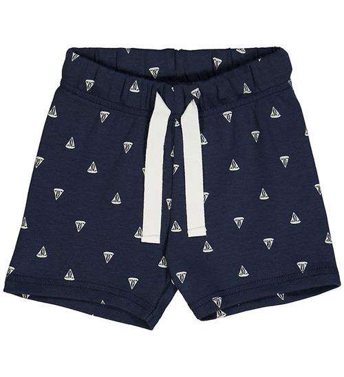 MÃ¼sli MÃ¼sli Shorts - Sailboat - Night Blue/Balsam Cream