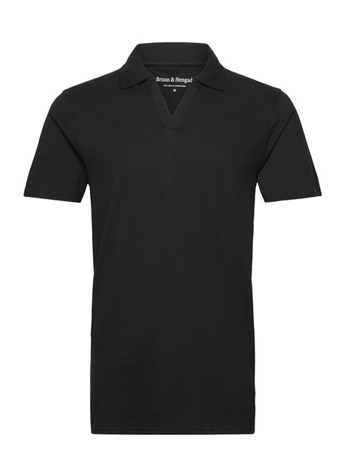 Bruun & Stengade Bs Rinom Regular Fit Polo Shirt Bruun & Stengade Black