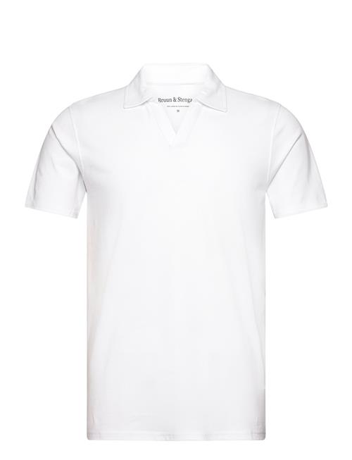 Bruun & Stengade Bs Rinom Regular Fit Polo Shirt Bruun & Stengade White