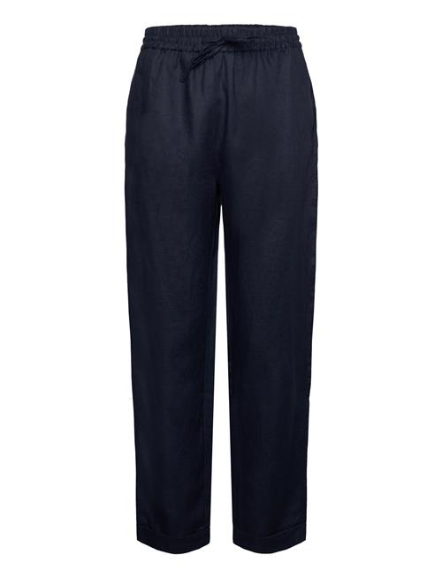 Linen Trousers Rosemunde Navy