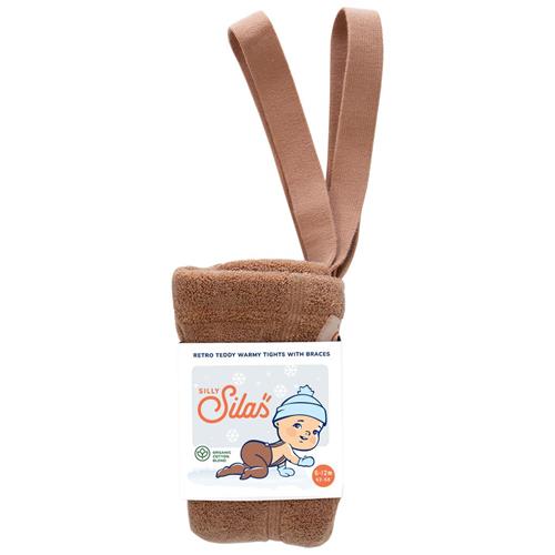 Se Silly Silas GOTS Teddy Strømpebukser Lysebrun | Beige | 1-2 years ved Babyshop