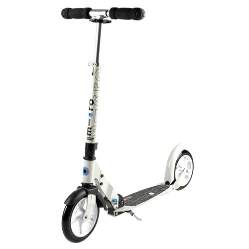 Se Micro Cruiser Stort Hjul Løbehjul Hvid | Hvid | 8-12 ved Babyshop