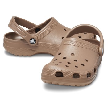 Se Crocs Classic Unisex Caffe latte US M12 (EU 46-47) ved Timarco